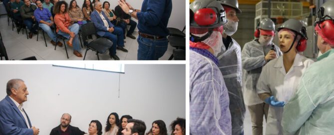 Secretário Guilherme Piai visita instalações da Amenco Peanuts e conhece processo de blancheamento do amendoim